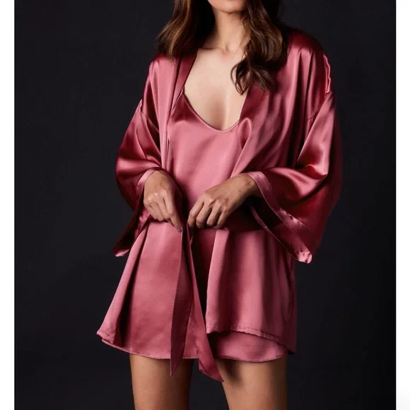 Journelle Celine Classic Robe Rose Robes